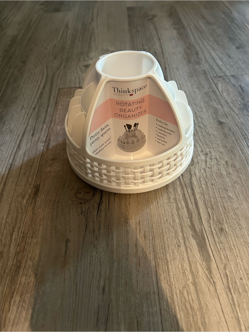 Thinkspace Beauty Rotating Beauty Organizer - White